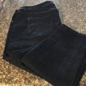 Jeans Plus Sz 16W dark blue. New. Has Stretch.